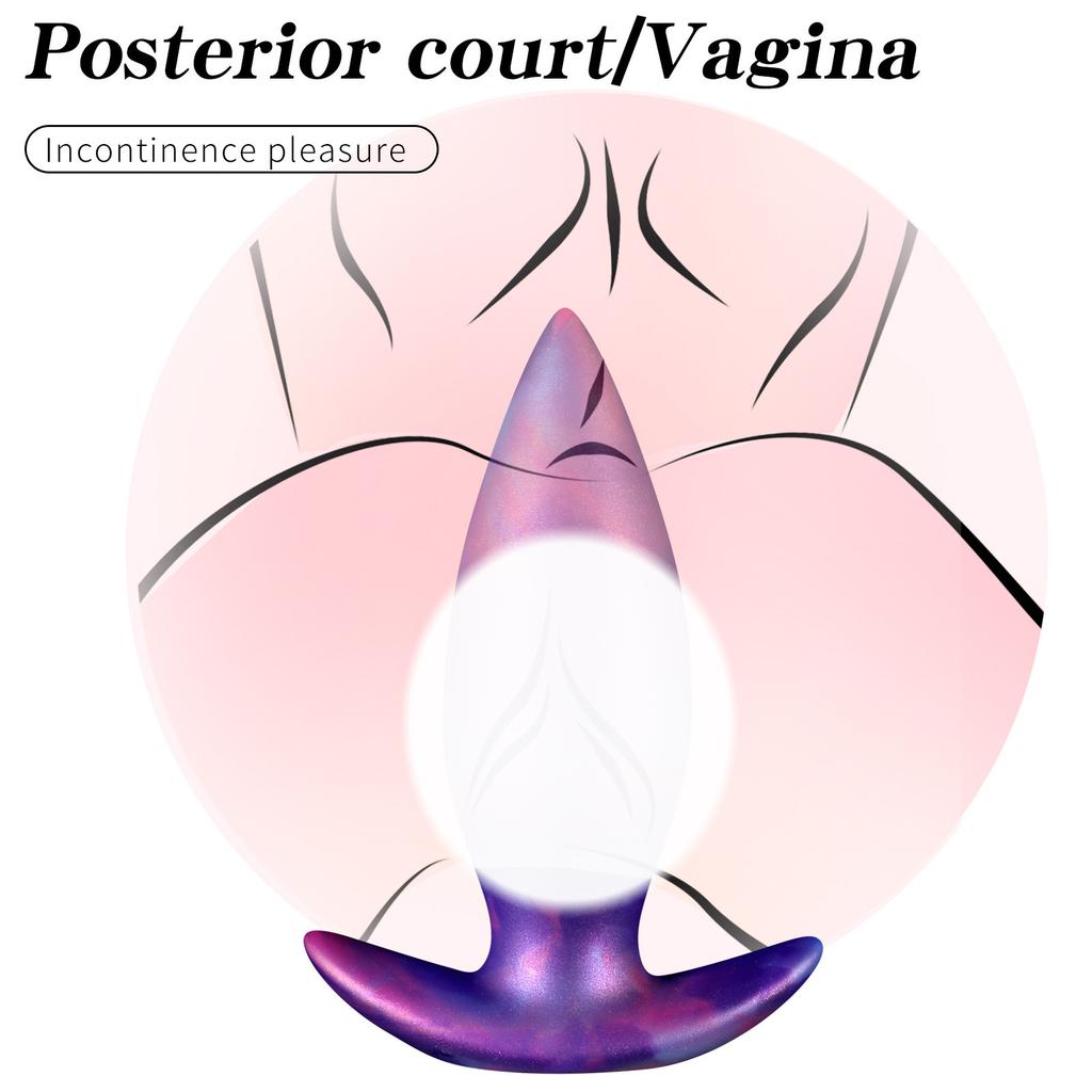 New Colorful Wearable Dildo With Bullet Shaped Anal Plug