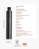 Core Drill Bit, 76 mm Diameter, 356 mm Drilling Depth, 1-1/4 in-7 Internal Thread, High-Precision Welding Technology, Wet Diamond Core Bit for