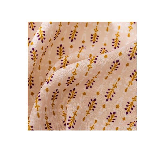 Nappe rectangulaire imprimée motif floral discret 140 x 240 cm