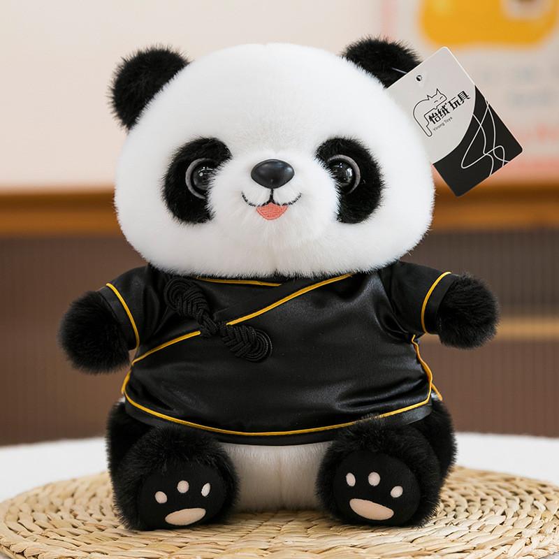 Panda Plush Toy Chinese Style Stuffed Animal Gift For Children