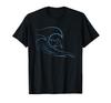 Wave Rider Surfboard Print Surfer T-Shirt