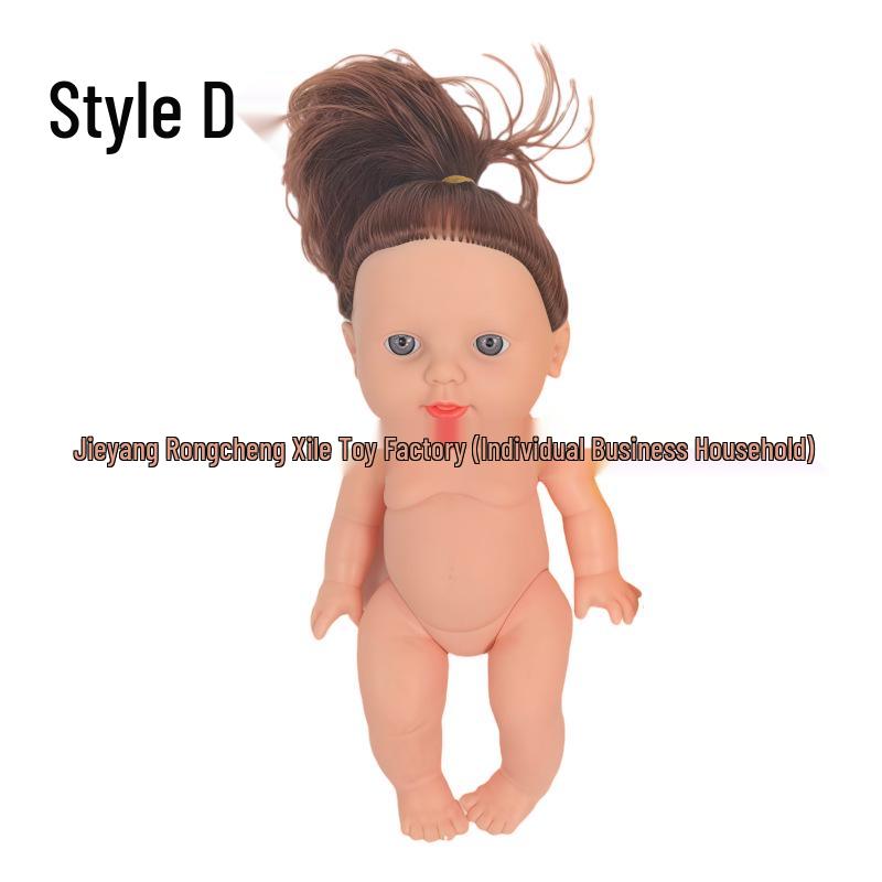 8-inch Reborn Simulation Vinyl Baby Doll Toy for Children's Birthdays