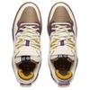 Li Ning Slip Resistant Abrasion Resistant Low top Skateboard Shoes Women's White Brown Purple AECU032-3
