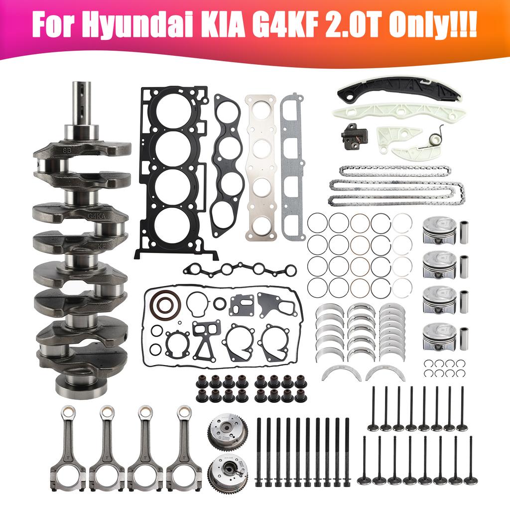 G4KF 2.0T Engine Rebuild Kit Crankshaft Con Rods Timing for Hyundai Sonata 11-16