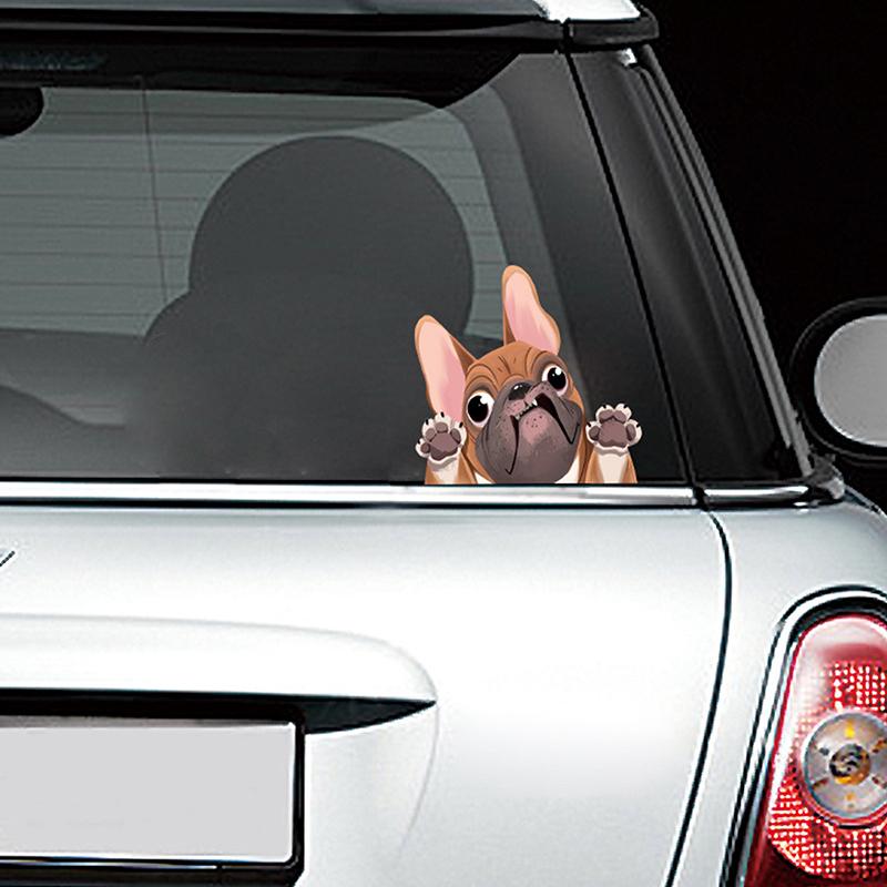 Bumper Stickers vinyl sticker French Bulldog car window sticker Paper