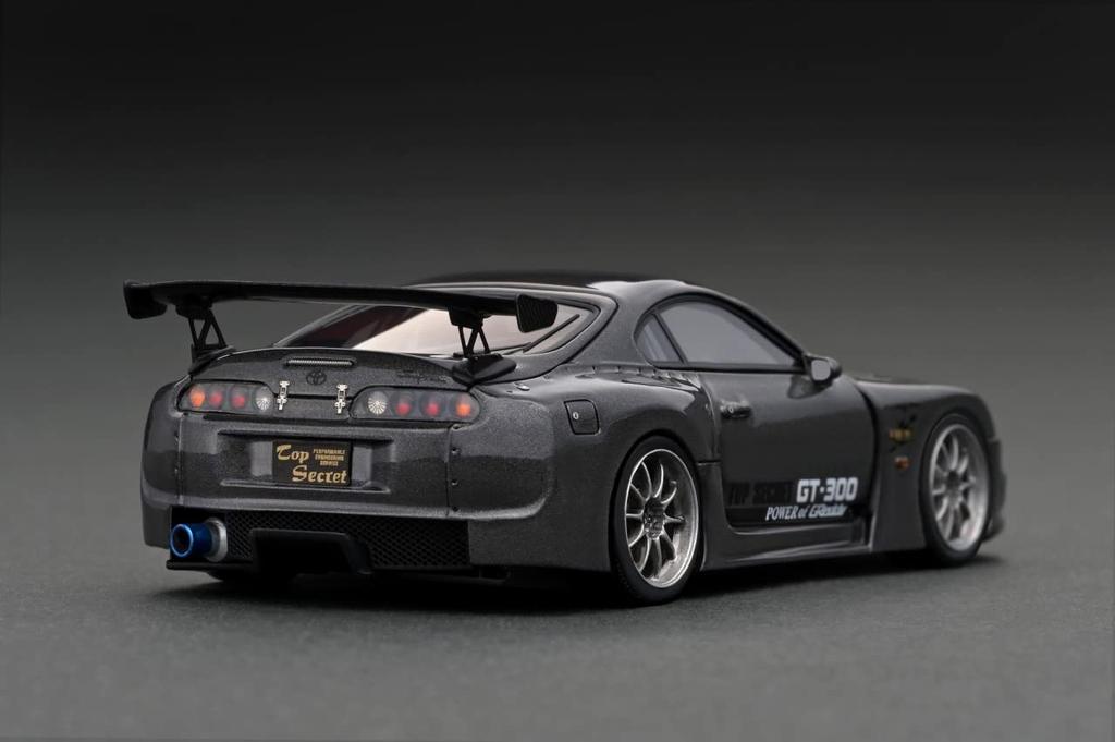 Ignition Model TOP SECRET GT300 Supra Gun Metallic Finished Product 1/43 (JZA80)