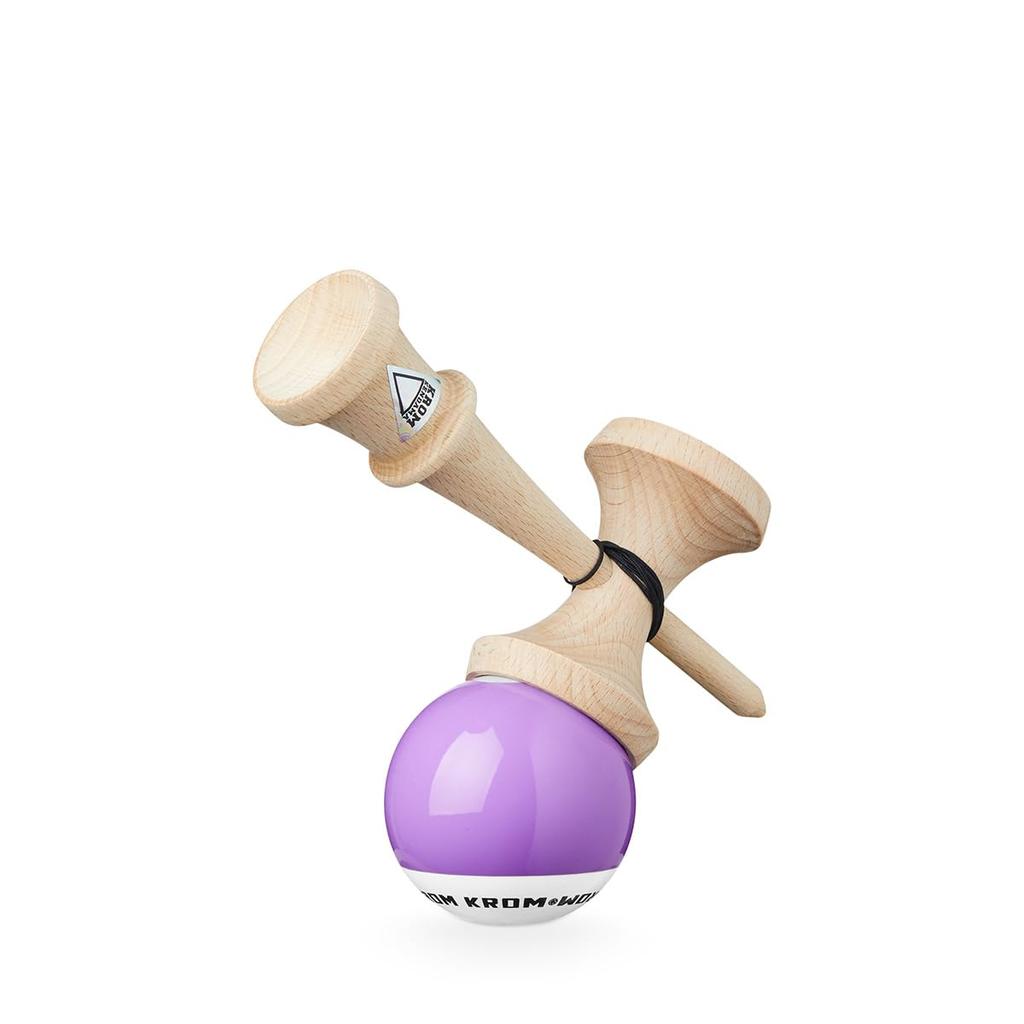 Kendama KROM POP Chrome Pop LOL Sticky Clear (Lavendel)