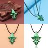 Mushoku Tensei Jobless Reincarnation Green Arrow Cosplay Necklace Alloy Pendant For Anime Fans