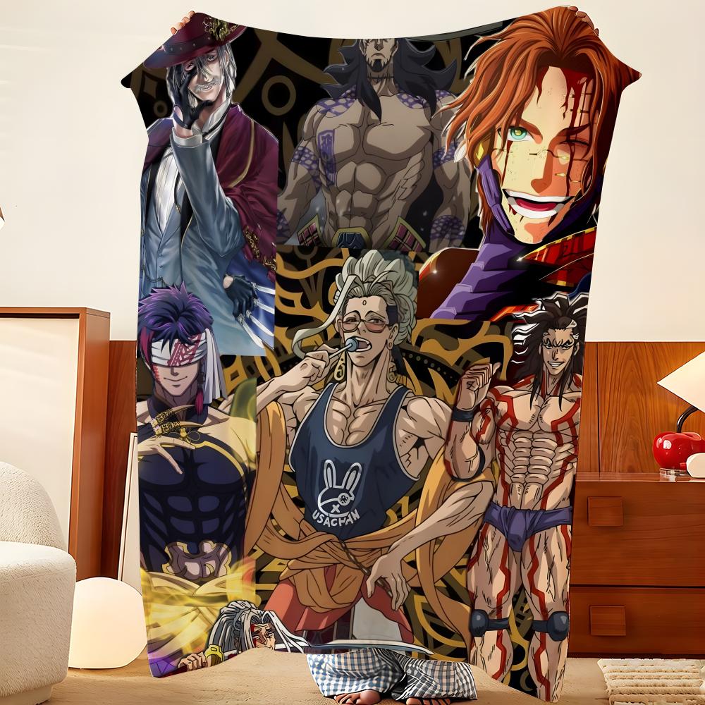 Anime R-Record o-of R-Ragnarok Throw Flannel Throw Blanket, Lightweight Cozy, Durable Washable cute Cool