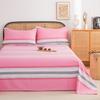 Wholesale 100% cotton old coarse cloth sheets pure cotton kang single three-piece set single piece soft mat student dormitory mat