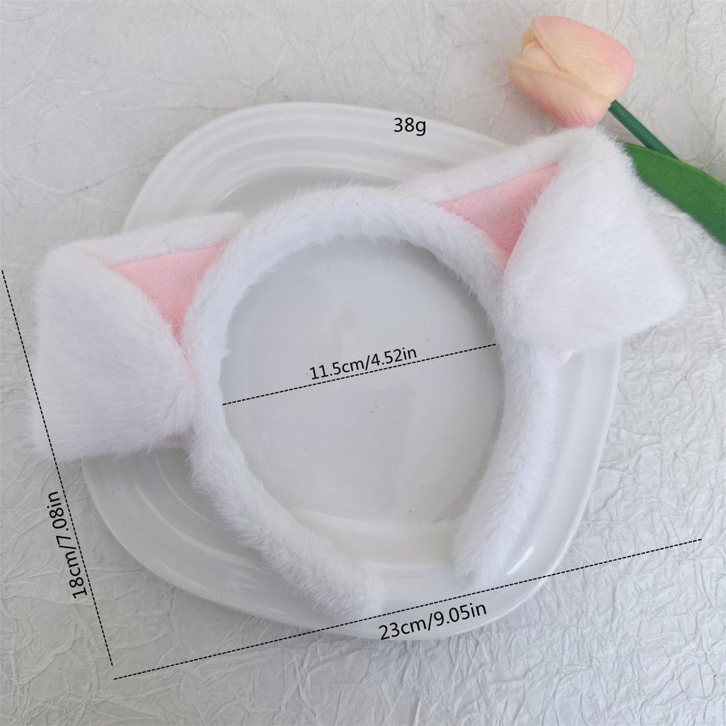 Soft Plush Dog Ears Headband Cute Cartoon Women Girls Kids Party Festival Fantastic Hair Accessories Furry Animal Ears Hairband