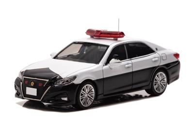 RAI'S 1/43 Scale Toyota Crown Athlete (GRS214) Police Patrol Vehicle, Official Shop Exclusive, Complete Diecast Model Car SH7-4315