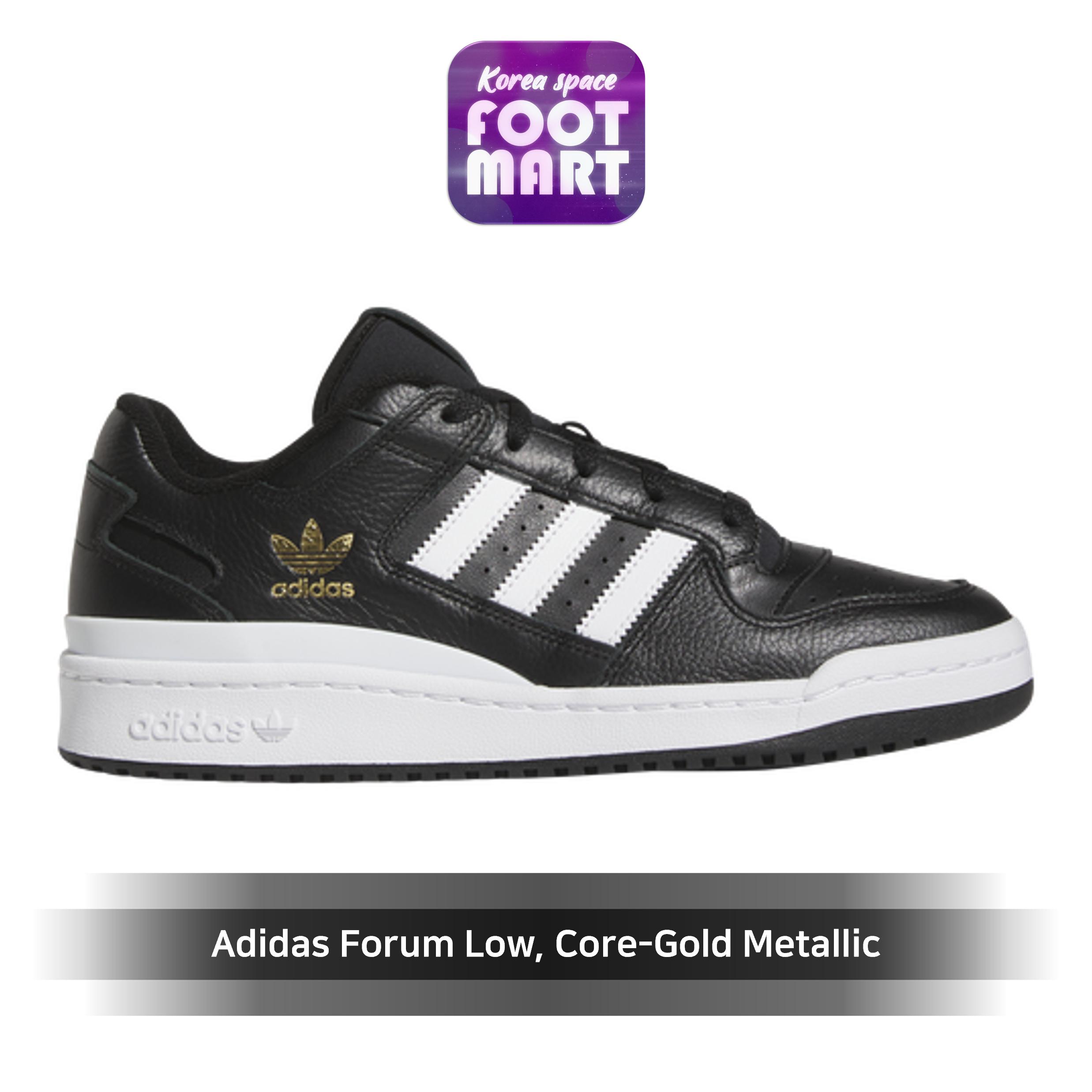 

[Adidas] Adidas Forum Low, Core Black-Ftwr White-Gold Metallic