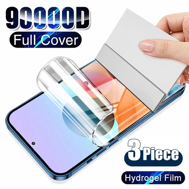 

3 pçs filme de hidrogel para samsung a55 5g a56 a16 a35 a15 a25 protetor de tela para samsung a54 a34 a53 a14 a52s capa completa filme macio For Samsung A26 чистий