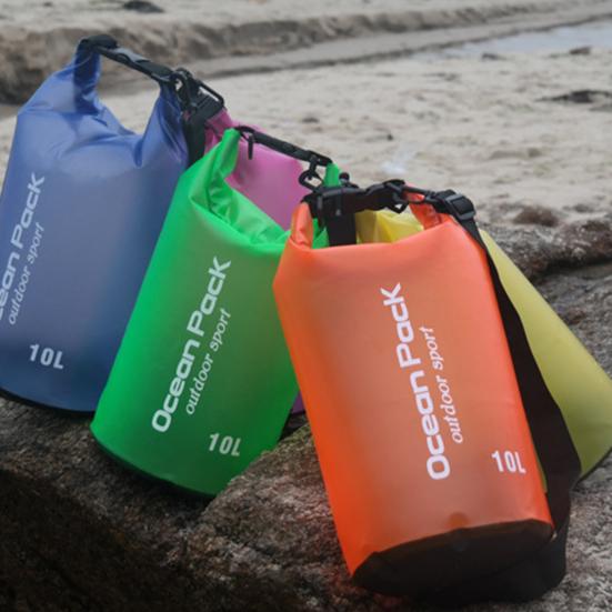 2/5/10/15/20L Rafting Bag Foldable High Capacity Leak-proof PVC Waterproof Dry Bag Pack Sack