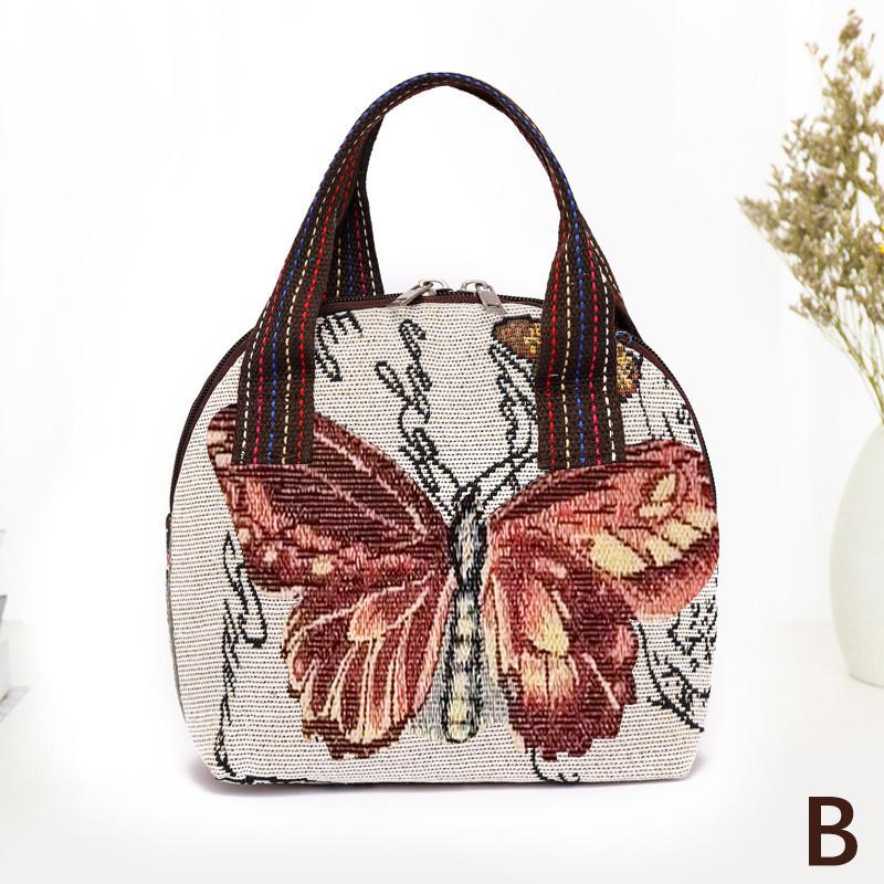 Woven Bags For Women Shoulder Bag Retro Casual Tote Handbags Ethnic Style Bags