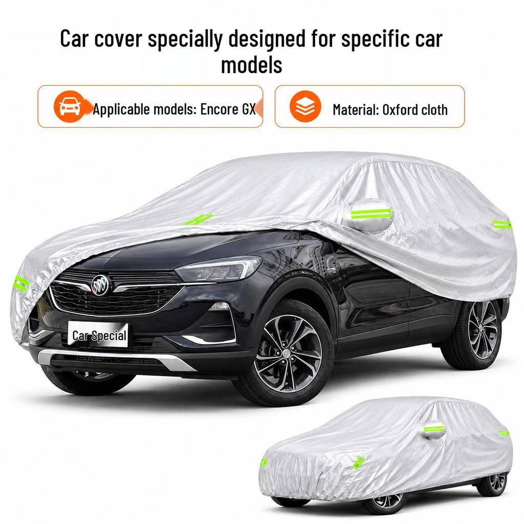 Encore GX Car Cover: Sun Protection, Waterproof, Heat Insulation, All-Season Oxford Fabric.
