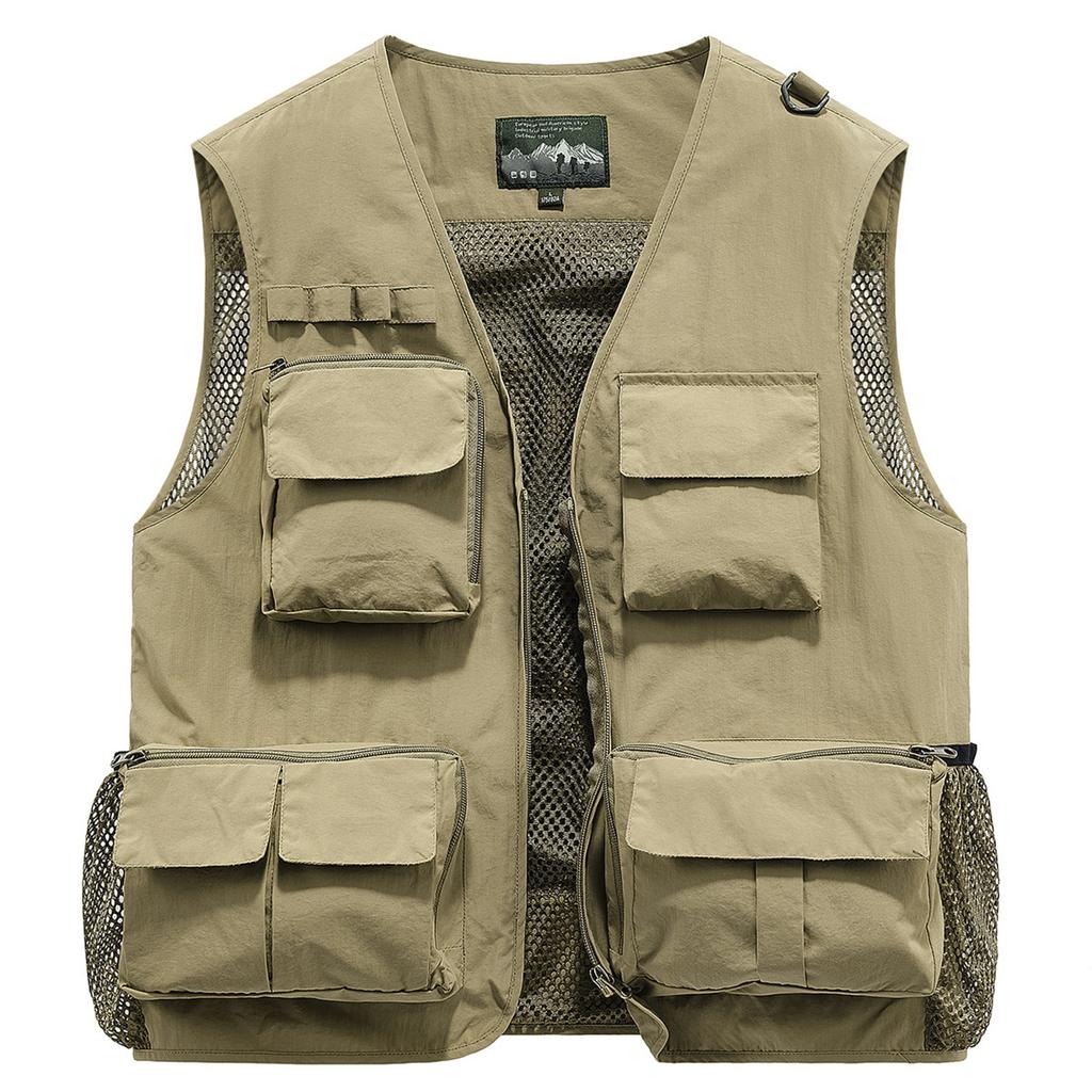 Men's Vest Workwear Multi-pocket Vest Outdoor Outdoor Sports Waistcoat