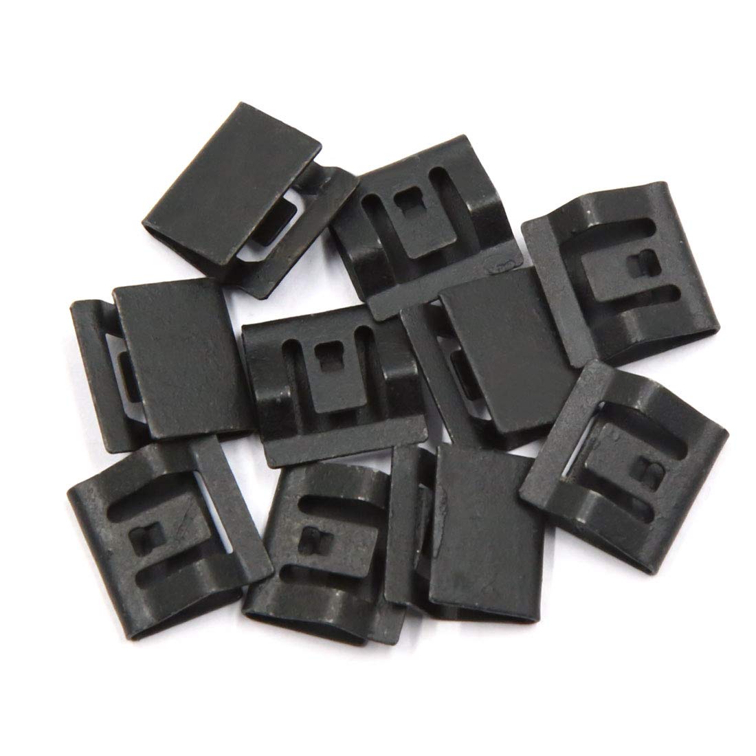 

uxcell Metal Retainer Clip Auto Console Dashboard Molding Trim Clip 14mm x 13.8mm Pack of 10 14x13.8mm