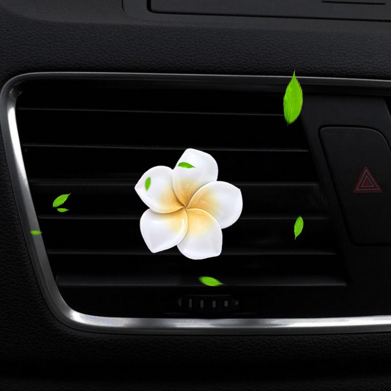 Flower Vent Clips For Car 7Pcs Air Freshener Outlet Clips With 14 Fragrance Pads Automotive Air Fresheners Car Air Conditioning