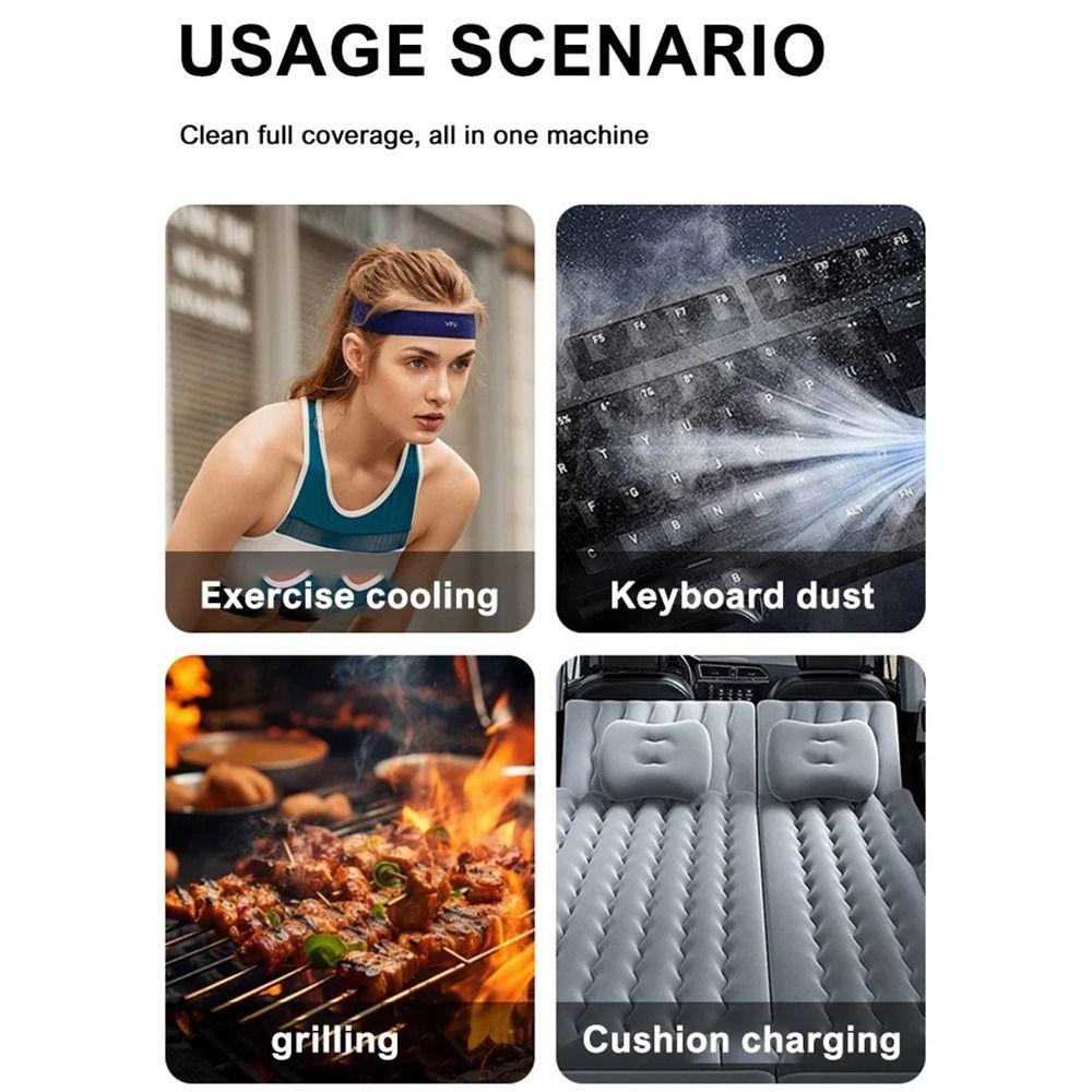 110000RPM Mini Turbo Jet Fan Rechargeable Electric Air Duster Brushless Motor Car Cleaning