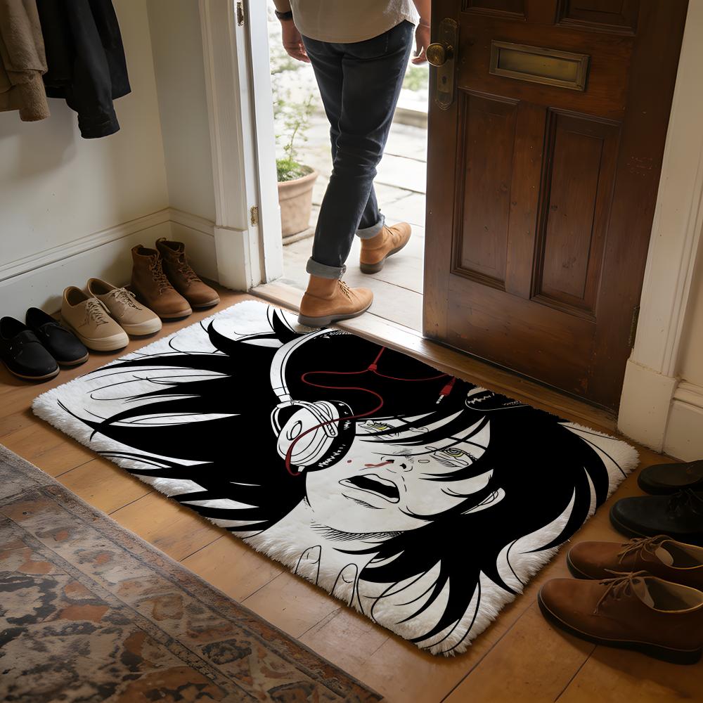 MASS OF THE FERMENTING DREGS Floor Mat Soft Flannel Absorbent Mat Non-Slip Rug Home Bedroom Bathroom