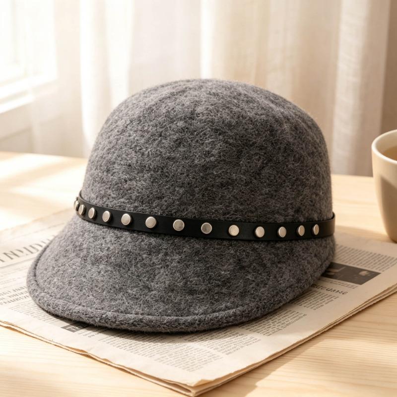 Women S Elegant Versatile Warm Bucket Hat For Autumn Winter