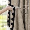 Xiaohongshu Downton Abbey Chenille Jacquard Floral Curtains for Living Room/Bedroom