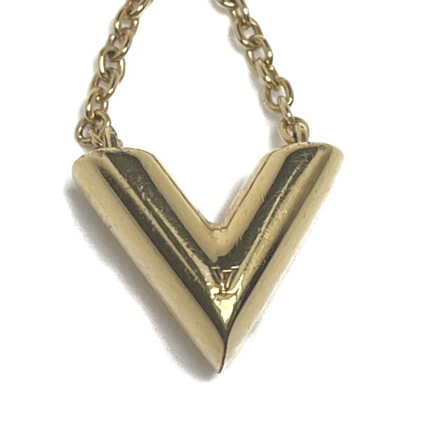 LOUIS VUITTON Necklace Necklace / Essential V gold Women M61083 Used
