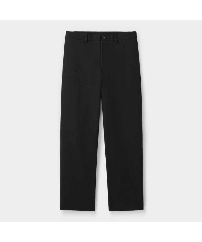 Keoseuuteommellou Black Regular Fit Cotton Pants C9Pam26101Bkx