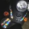 2Pcs Reflective Car Motorcycle Sticker Flames Decal Sticker Decoration Decals Vinyl Waterproof