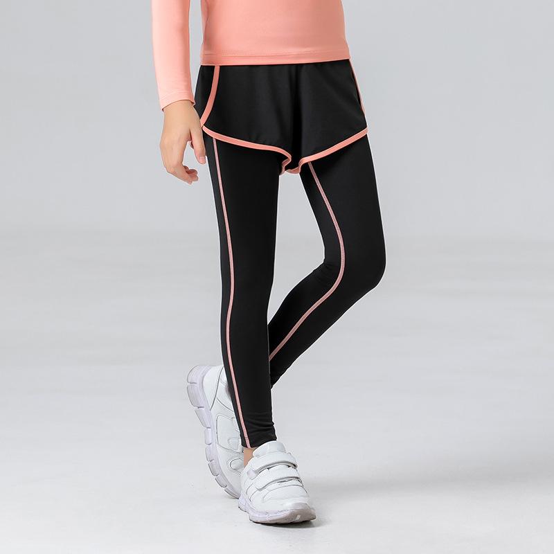 Girls  Quick-Dry Elastic Yoga & Sports Leggings 160