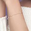 14K gold bracelet chain TL2 pearl
