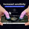 1 Pair Gaming Finger Sleeve Breathable Luminous Fingertips Cover for PUBG Mobile Games Touch Screen Finger Cots