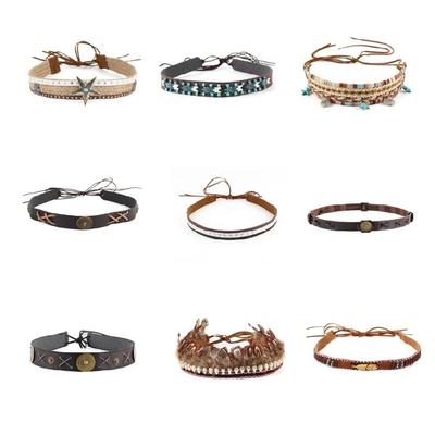 Western Hat Belt Band Hatband Cowboy Hat Band Mexican Hat Band Beaded Hat Band
