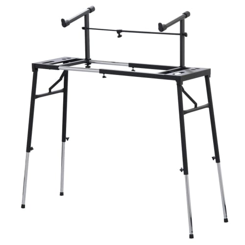 Kikutani Keyboard Stand with Support Arm, KS-101 + AD-25, Black