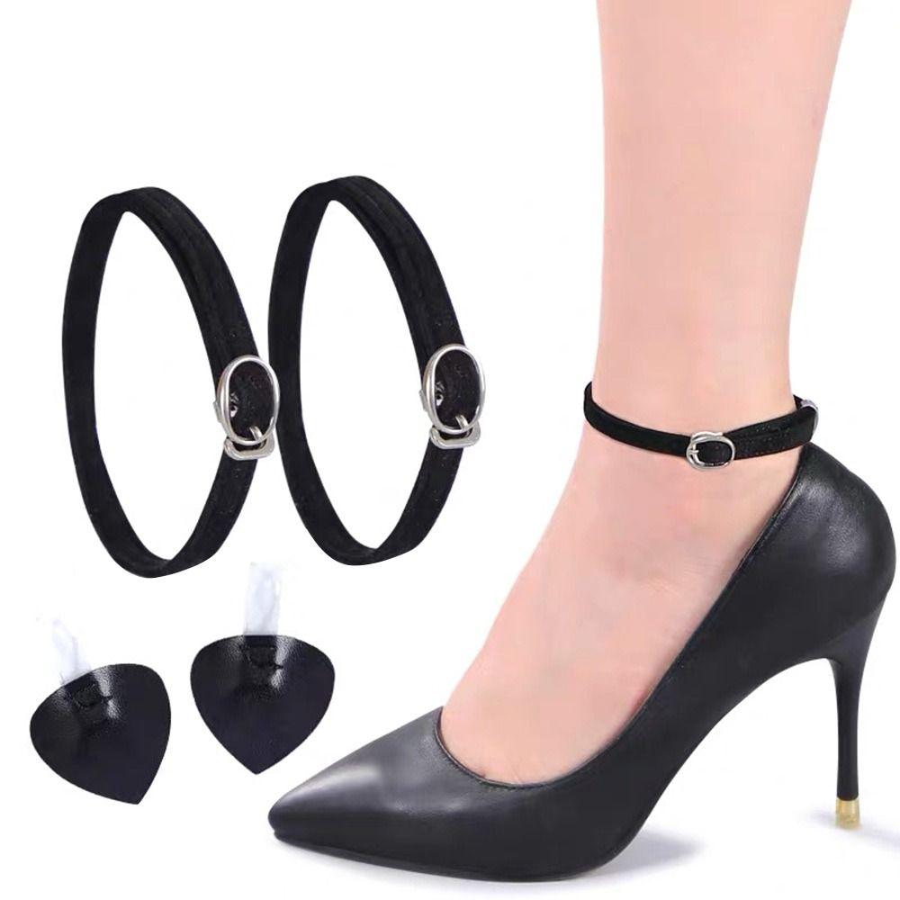 Fashion Anti-skid Ankle Shoe Belt Metal Tip Bundle Laces High Heels Shoes Tie Straps Band Shoelaces Women