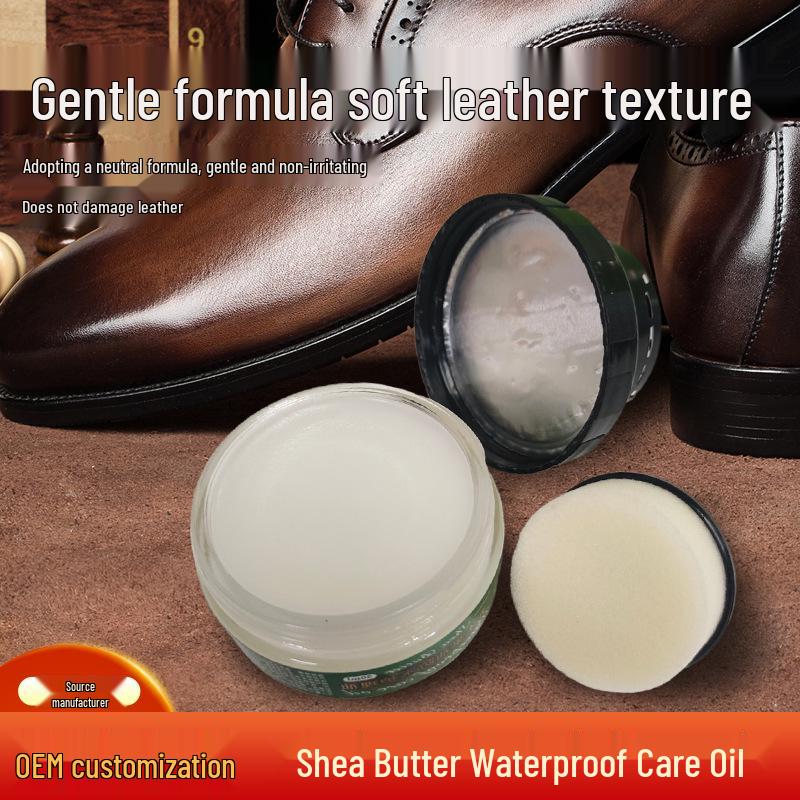Universal Leather Care: Black Genuine Leather Polish with Nourishing Lanolin.