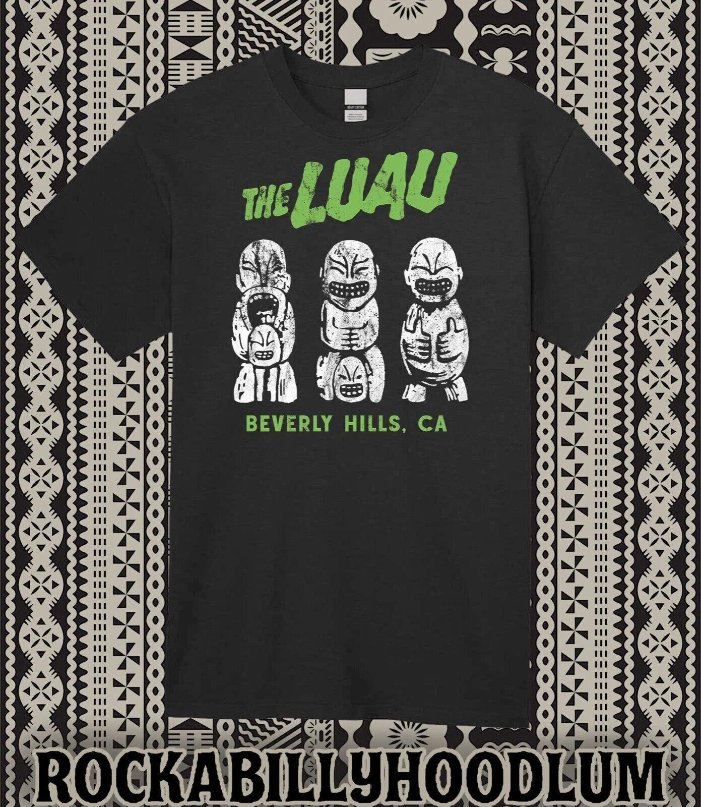 

Retro Tiki Tee T Shirt Bar Mug Restaurant The Luau Beverly Hills Polynesian 4XL