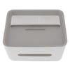 Tissue Box Cover Rectangular Plastic Remote Control Stationery Storage Napkin Box Holder for Office Living Room
