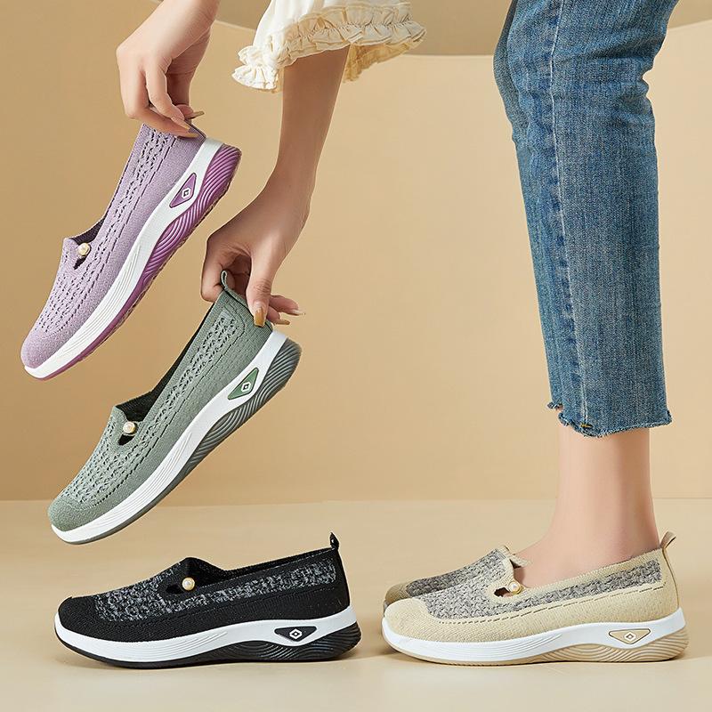 Shoes women's versatile summer new cloth shoes light mouth casual fashion shoes
