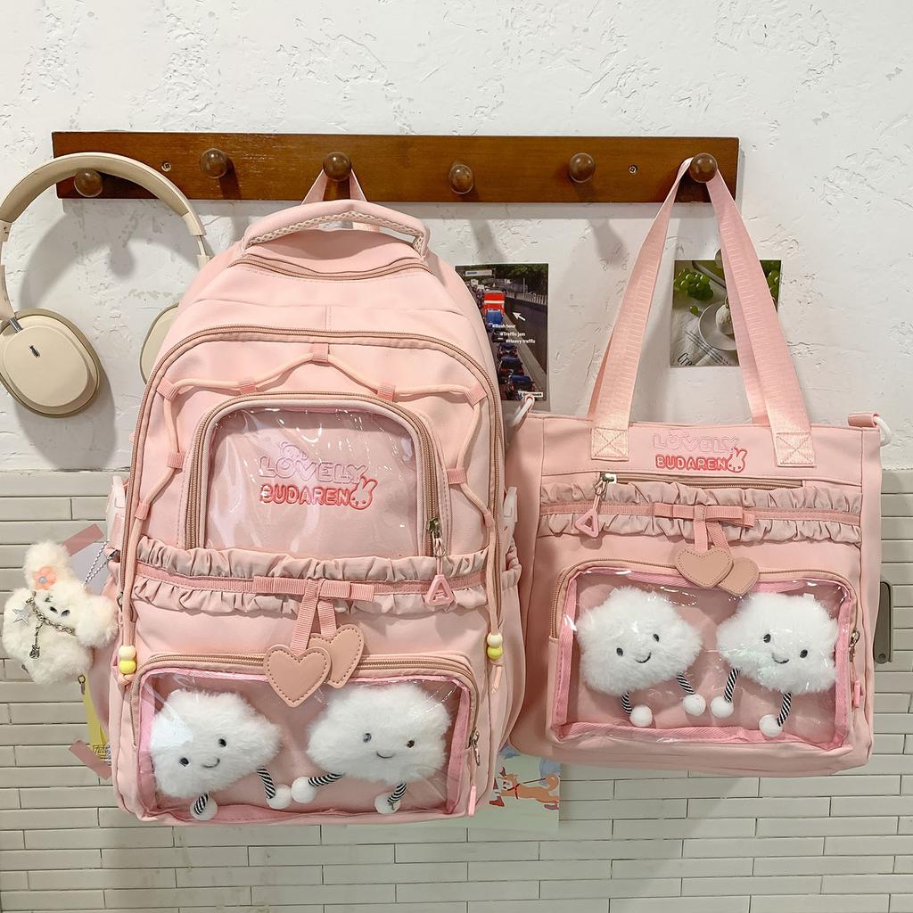 Children's Schoolbag Elementary School Students Girls Junior High School Students High School High Value School Backpack