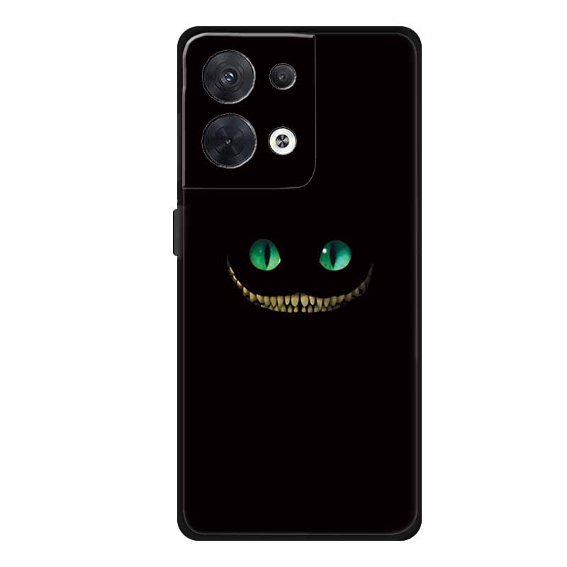 Animal Case For Oppo Reno 8 5G Soft Silicone Wolf Back Cover for OPPO Reno8 Pro + Plus Coque Reno 8 Pro 5G Cartoon CPH2359 Funda