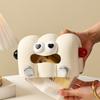 Cartoon Napkin Holder Ceramics Toilet Paper Box Cute Paper Container  Bedroom