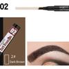 Pigmented Long Lasting Waterproof Sweatproof Liquid Eyebrow Pen Create Natural Brow Makeup Professional Micro 4 Point Brow