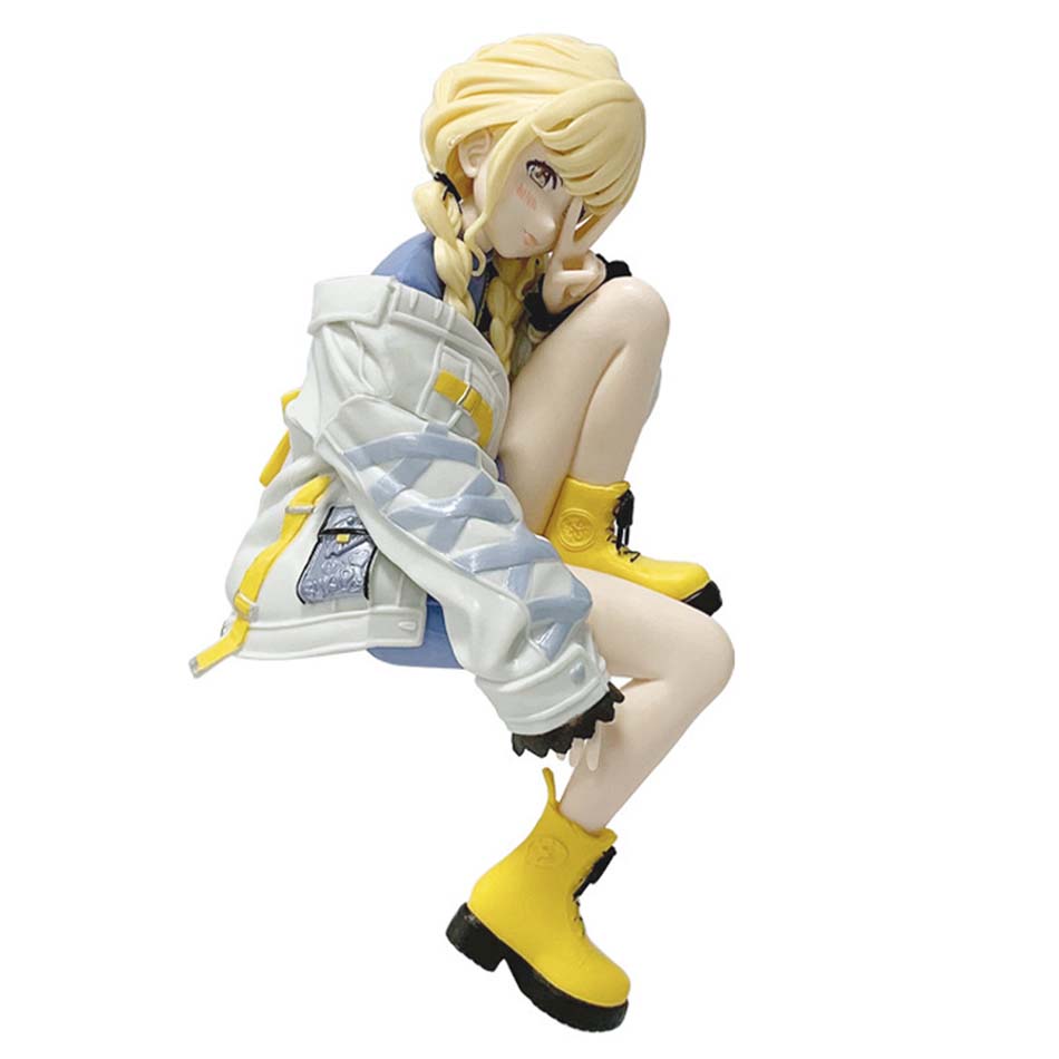 22CM Anime Game Cyberpunk: Edgerunners Lucy Figure Standing Anime Model Toy Gift Collection Aciton Figure PVC