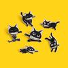 Brooch Playful Cat Unique Black Cat Design Charming Accessory Crafted From Alloy Durable