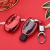 Good Quality TPU+PC Car Key Case Cover Key Holder Chain Ring For Mercedes Benz W203 W210 W211 W124 W202 W204 AMG