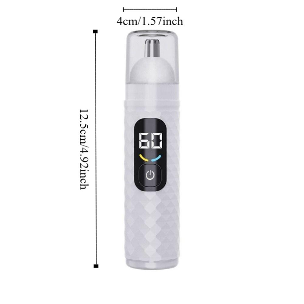 2 In 1 Men's Electric Razor Digital Display Electric Shaver Mini Nostril Cleaning Trimmer  Bathroom