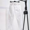 Versatile Khaki Women's Dad Jeans: High-Waisted, Loose, Slimming, Perfect for Spring/Autumn Casual Wear, and Flattering as Outerwear or Harem Pants.